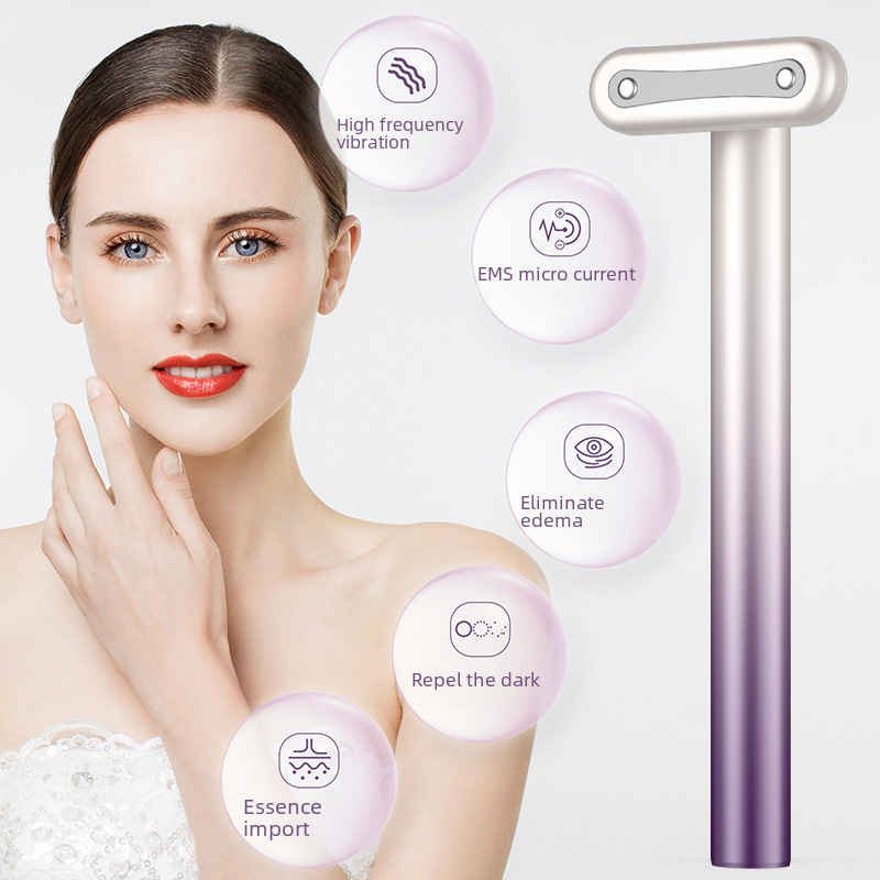 EMS Eye Massager with Heating and Cream Infuser
