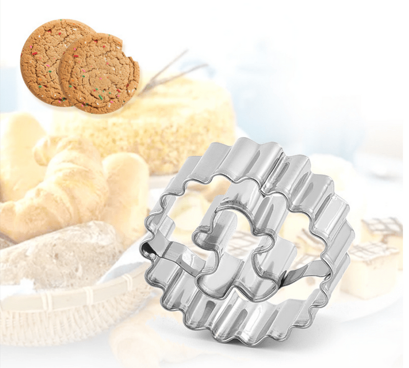 9-Piece Stainless Steel Christmas Cookie Cutter Set
